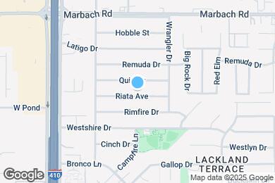 Map image of the property - 7911 Riata Ave