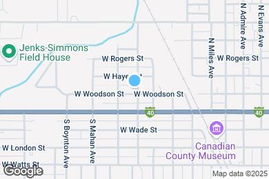 Map image of the property - 1000 W Woodson St
