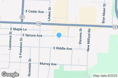 Map image of the property - 904 E Spruce Ave
