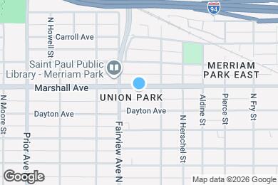 Map image of the property - 1790 Marshall Ave