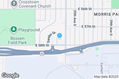 Map image of the property - 5749 33rd Ave S