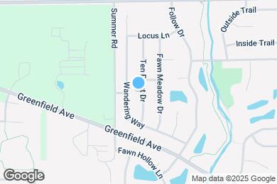 Map image of the property - 15341 Ten Point Dr