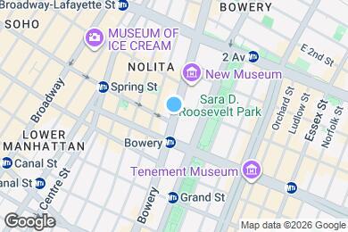 Map image of the property - 198 Bowery