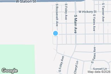 Map image of the property - 621 S Roosevelt Ave