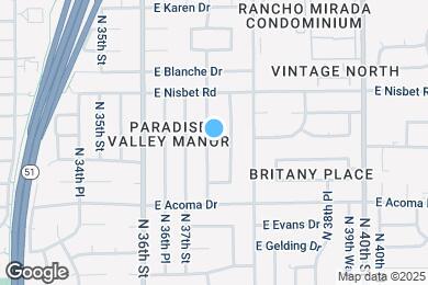 Map image of the property - 14801 N 37th Pl