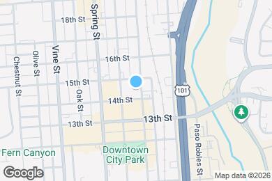 Map image of the property - 1421 Pine St