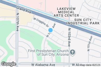 Map image of the property - 10464 W Oakmont Dr