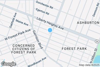 Map image of the property - 3701 W Forest Park Ave