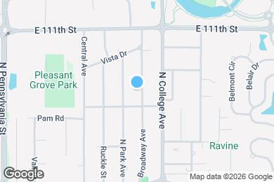 Map image of the property - 10814 Broadway St
