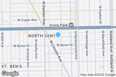 Map image of the property - 1913 W Larchmont Ave