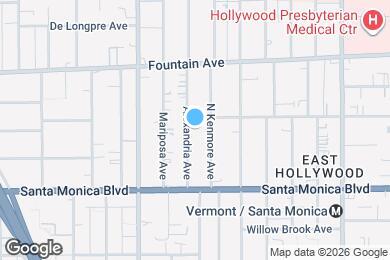 Map image of the property - 1174 N Alexandria Ave