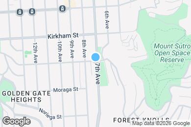 Map image of the property - 1601 7th Ave