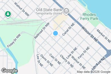 Map image of the property - 16 Walnut St NE