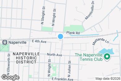 Map image of the property - 635 E 4th Ave