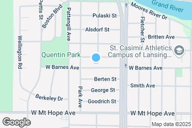 Map image of the property - 1300 W Barnes Ave