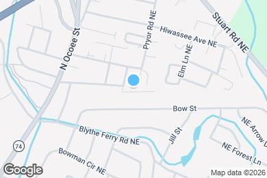 Map image of the property - 274 Savannah Ave NE