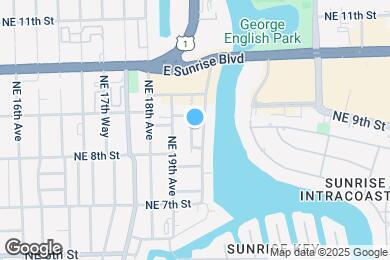 Map image of the property - 832 NE 19th Ter