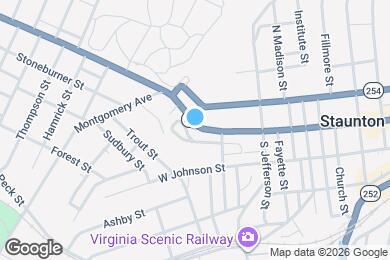 Map image of the property - 928 W Beverley St