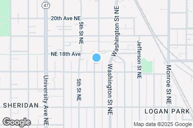 Map image of the property - 1715 6th St NE