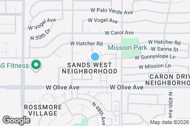 Map image of the property - 9047 N 48th Ave