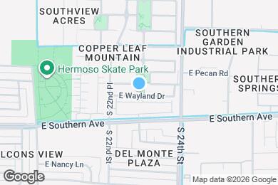 Map image of the property - 2250 E Wayland Dr