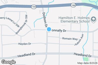 Map image of the property - 2250 Dodson Dr