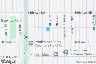Map image of the property - 4240 6th St NE
