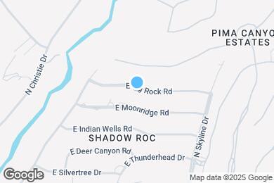 Map image of the property - 1402 E Big Rock Rd