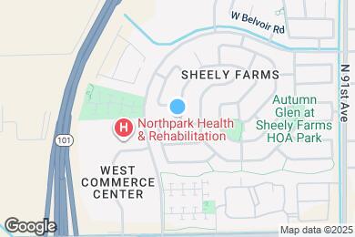 Map image of the property - 9420 W Hubbell St