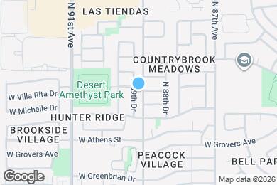 Map image of the property - 18039 N 89th Dr