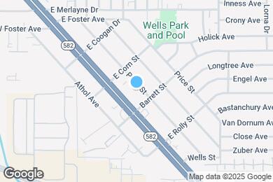 Map image of the property - 1517 Palm St