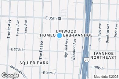 Map image of the property - 3609 Wayne Ave