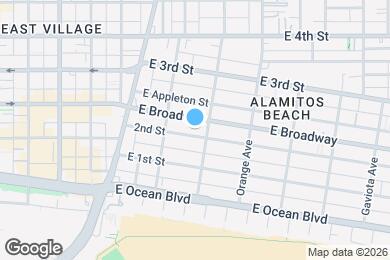 Map image of the property - 1051 E 2nd St
