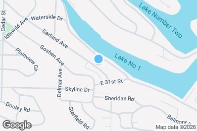 Map image of the property - 1601 Garland Ave