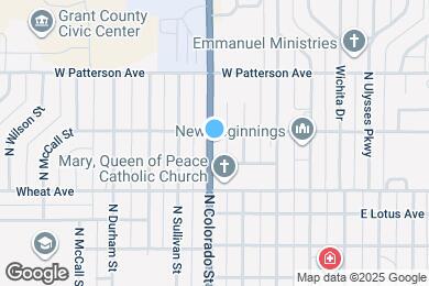 Map image of the property - 840 N Colorado St