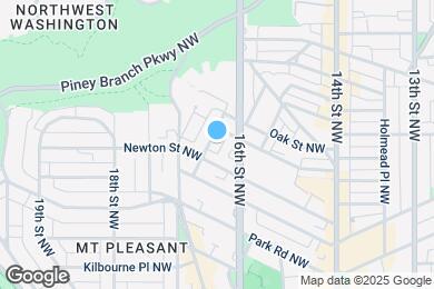 Map image of the property - 3417 Brown St NW