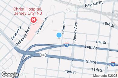 Map image of the property - Hudson House (Jersey City)