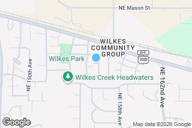 Map image of the property - 3625 NE 157th Ave