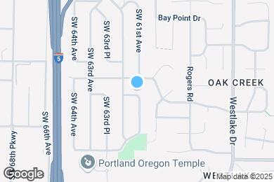 Map image of the property - 13426 SW 61st Ave