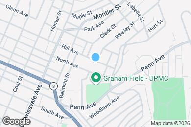 Map image of the property - 1400 Hill Ave