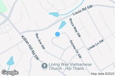 Map image of the property - 399 Dorsey Cir SW