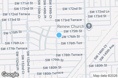 Map image of the property - 14872 SW 176th St