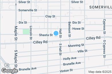Map image of the property - 635 Shasta St