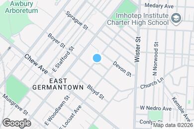 Map image of the property - 916 E Woodlawn St