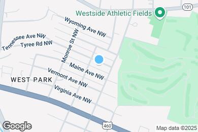 Map image of the property - 3922 Tennessee Ave NW