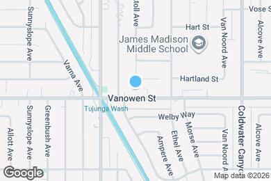 Map image of the property - 13203 Vanowen St