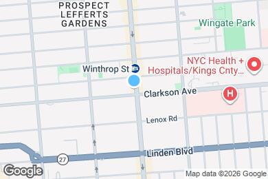 Map image of the property - Room in Shared 4 bed/1 bath home in Prospect Lefferts Gardens