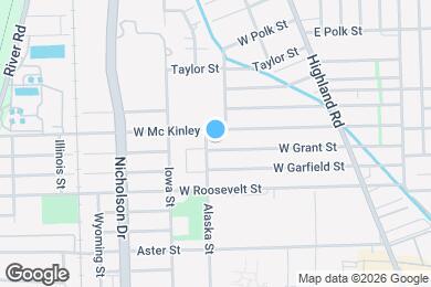 Map image of the property - 634 W Grant St