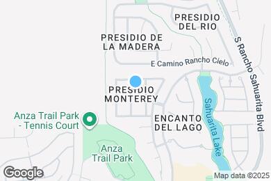 Map image of the property - 15205 S Avenida Rancho Sereno
