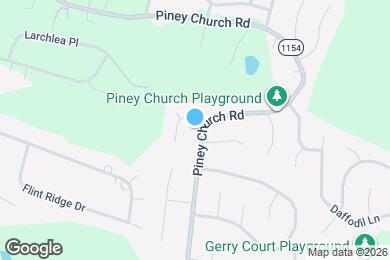 Map image of the property - 1070 Piney Church Rd